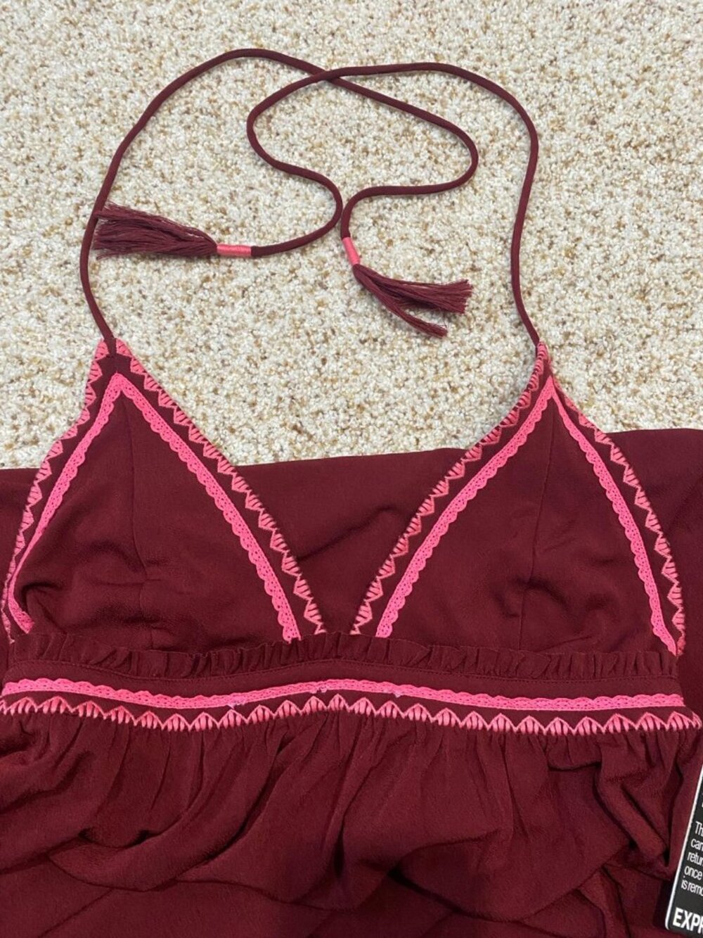 Express high low dress